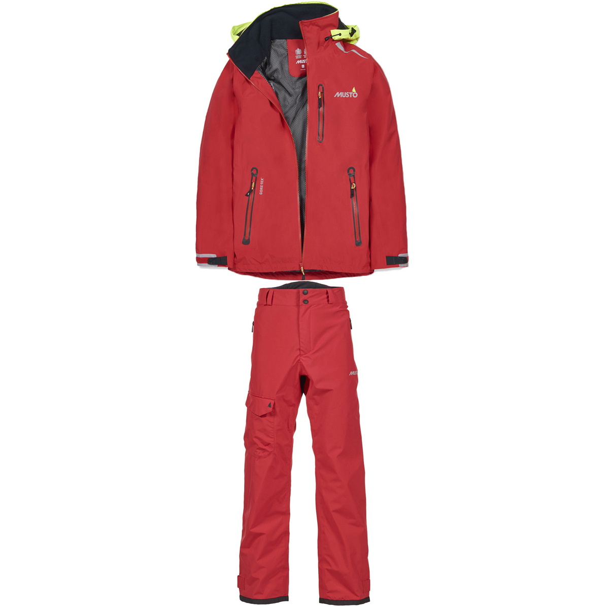 Musto Solent Gore-tex Jacket SL0090 & Trouser SL0100 Combi-Set TRUE RED